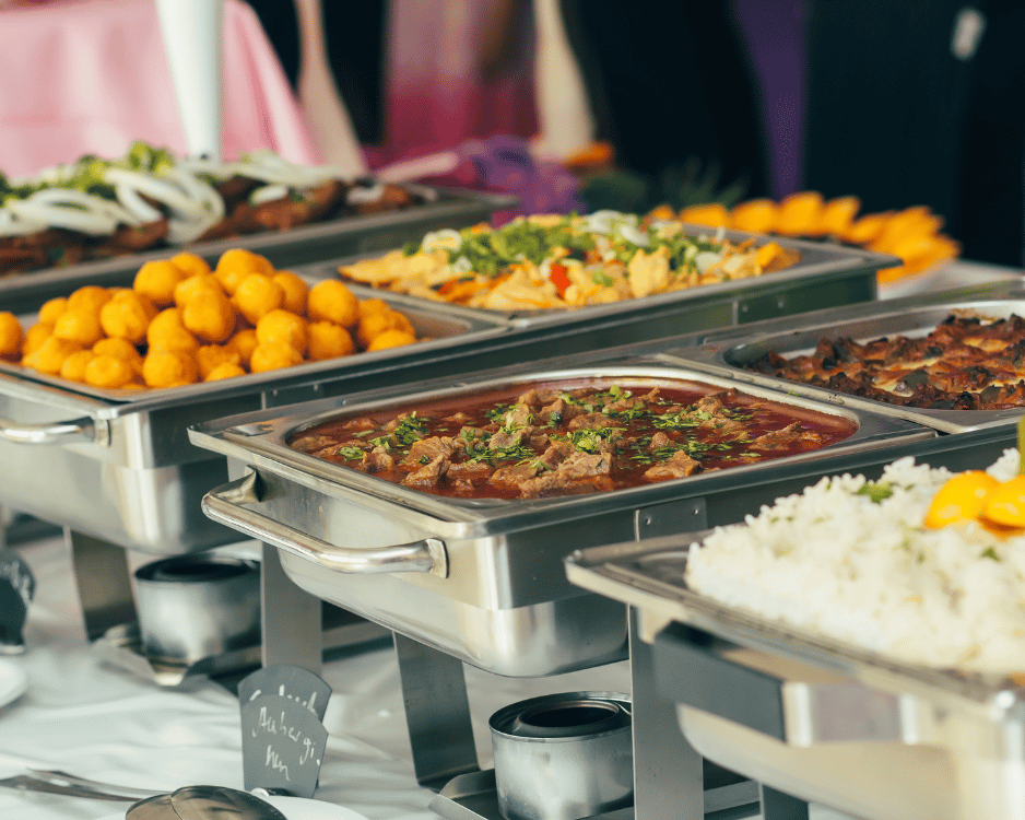 Ottawa food catering display – Uncle Jay’s Catering for Ottawa with fresh dishes and professional event presentation.